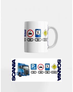 Кружка керамическая SCANIA 