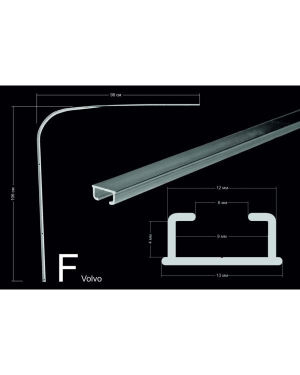 Комплект направляющих тип F (106*98см, потолочного/стенового крепления)