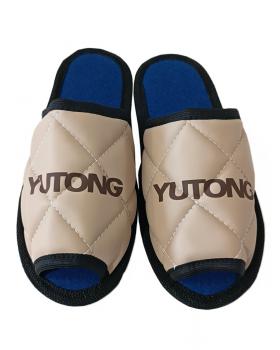 Тапочки экокожа YUTONG (Бежевый)