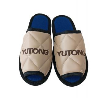 Тапочки экокожа YUTONG (Бежевый)