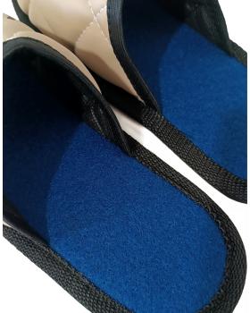 Тапочки экокожа YUTONG (Бежевый)-foto2