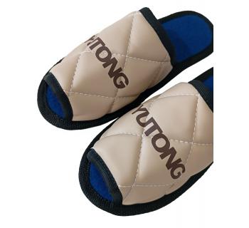 Тапочки экокожа YUTONG (Бежевый)-foto3