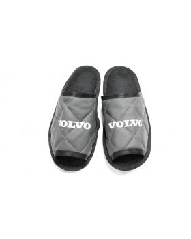 Тапочки экокожа VOLVO (Серый)