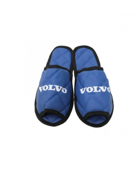 Тапочки экокожа VOLVO (Синий)