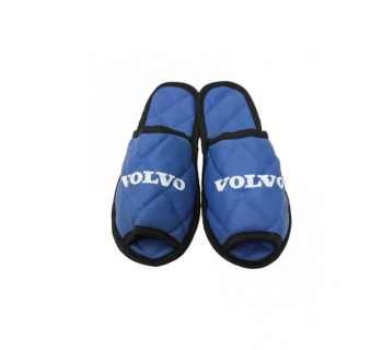 Тапочки экокожа VOLVO (Синий)