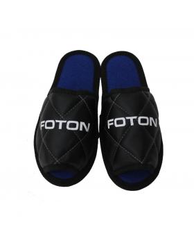 Тапочки экокожа FOTON Черный Тапочки экокожа FOTON Черный