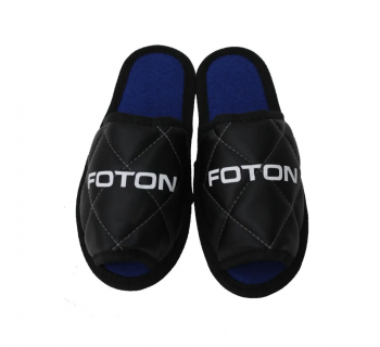 Тапочки экокожа FOTON Черный