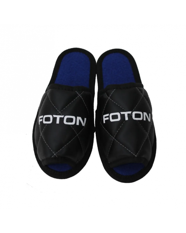 Тапочки экокожа FOTON Черный