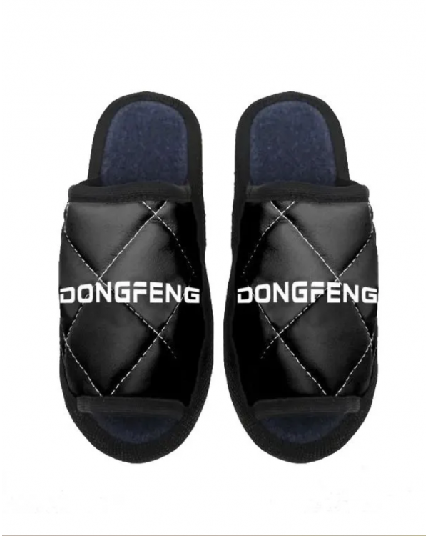 Тапочки экокожа DONGFENGЧерный