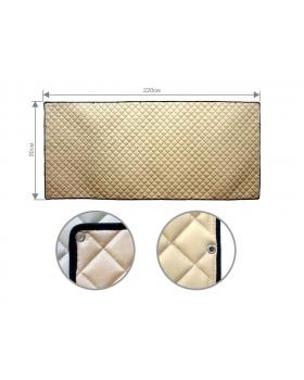 Задняя стенка спальника из ЭкоКожи (бежевый) Задняя стенка спальника из ЭкоКожи (бежевый)