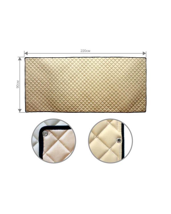 Задняя стенка спальника из ЭкоКожи (бежевый)