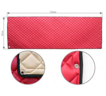 Задняя стенка спальника из ЭкоКожи (красный)