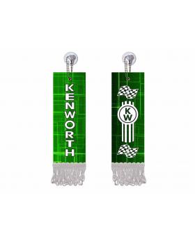 Вымпел прямоугольный KENWORTH (5х15 см, белая бахрома) Вымпел прямоугольный KENWORTH (5х15 см, белая бахрома)