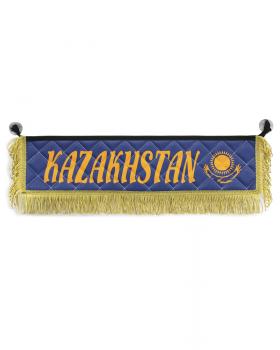 Вымпел "KAZAKHSTAN" экокожа