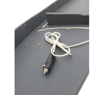 Полка ГАЗель NEXT люк и подсветка салона Декор Белый-foto4