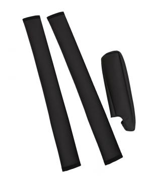 Чехлы VOLVO FH16 Rest Велюр Экокожа вышивка Черный/Бежевый-foto7