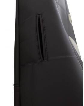 Чехлы VOLVO FH16 Rest Велюр Экокожа вышивка Черный/Бежевый-foto6