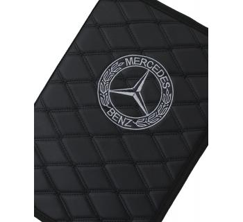 Папка для документов с вышивкой MERCEDES Черный/Белый-foto2