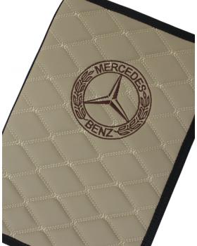 Папка для документов с вышивкой MERCEDES Бежевый Темный/Бежевый-foto2