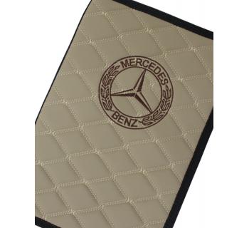 Папка для документов с вышивкой MERCEDES Бежевый Темный/Бежевый-foto2