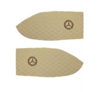 Накладки на дверные карты MERCEDES Темно Бежевый-foto4