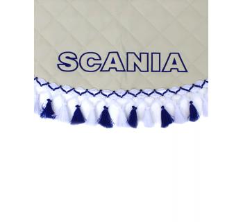 Ламбрекен и уголки SCANIA из экокожи -foto3