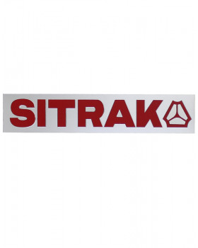 Наклейка из пластика для грузовика SITRAK красный