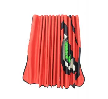 Шторы лобового окна для грузовых автомобилей принт глаза Блэкаут (90х220см) Красный-foto2