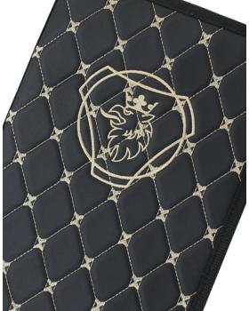 Папка для документов с вышивкой SCANIA Черный/Бежевый-foto2