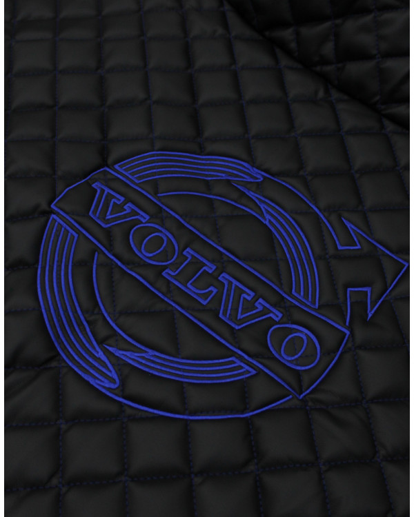 Коврик VOLVO FH16 АКПП черный с синей вышивкой