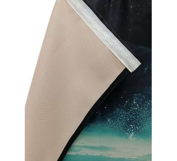 Шторы ночные с принтом "Костер на берегу" (90х220см)-foto3