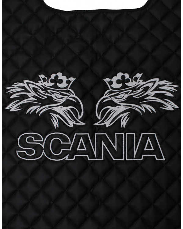 Коврик SCANIA R6 с вышивкой Черный
