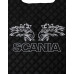 Коврик SCANIA R6 с вышивкой Черный