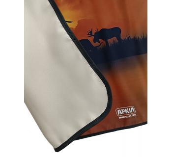 Шторы лобового окна блэкаут с принтом "Лев" (90х220см) -foto3