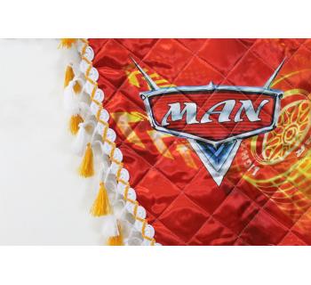 Ламбрекен и уголки с принтом MAN Красный-foto3