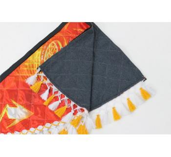 Ламбрекен и уголки с принтом MAN Красный-foto4