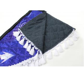 Ламбрекен и уголки с принтом MAN Синий-foto4