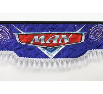 Ламбрекен и уголки с принтом MAN Синий-foto2