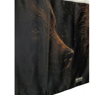 Шторы лобового окна блэкаут с принтом "Медведь" (90х220см) -foto2