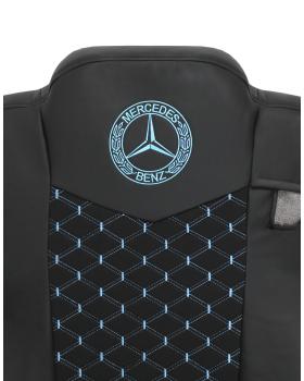 Чехлы MERCEDES Actros MP4 Черный/Синий-foto4