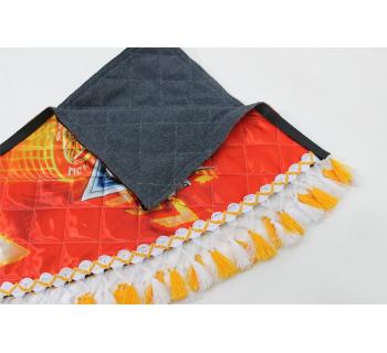 Ламбрекен и уголки с принтом MERCEDES Красный-foto4