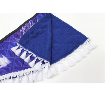 Ламбрекен и уголки с принтом MERCEDES Синий-foto4