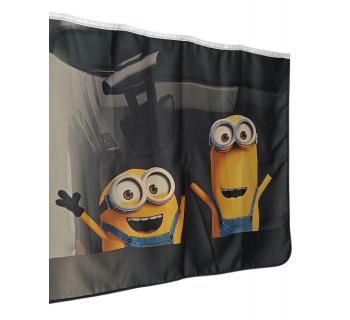 Шторы лобового окна блэкаут с принтом "Миньоны" (90х220см) -foto2
