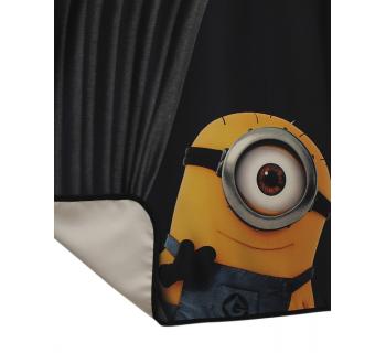 Шторы лобового окна блэкаут с принтом "Миньоны" (90х220см) -foto3