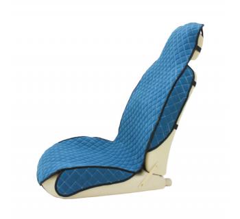 Накидка автомобильная с узкой спинкой (Морская волна Флок) -foto2