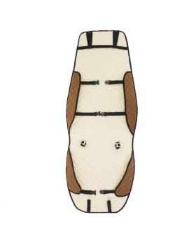 Накидка автомобильная с узкой спинкой (Коричневый Флок) -foto3