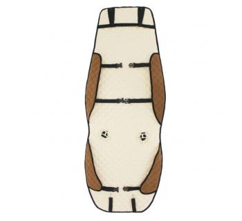 Накидка автомобильная с узкой спинкой (Коричневый Флок) -foto3