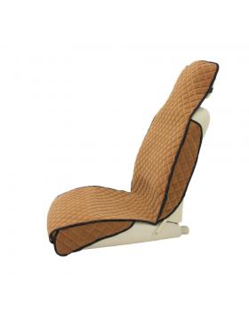 Накидка автомобильная с узкой спинкой (Коричневый Флок) -foto2