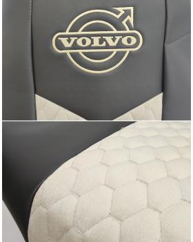 Чехлы VOLVO FH Велюр Экокожа вышивка-foto2