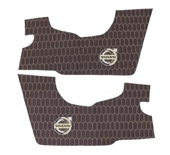 Накладки на дверные карты VOLVO FH16 Коричневый-foto3